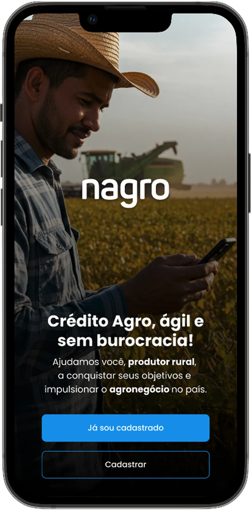 App Nagro — Crédito agro digital, ágil e sem burocracia