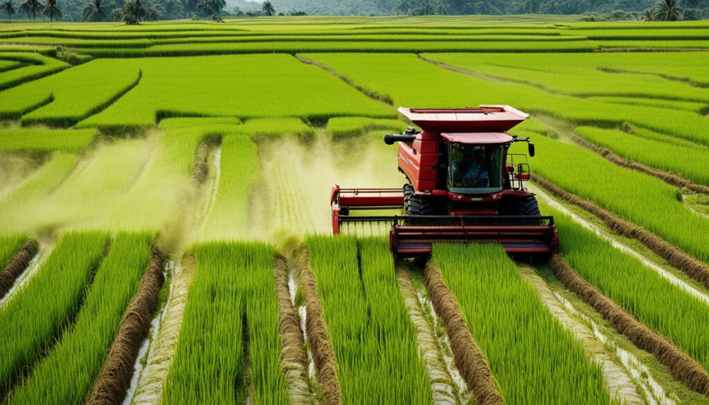 Prevenção de Perdas na Colheita de Arroz